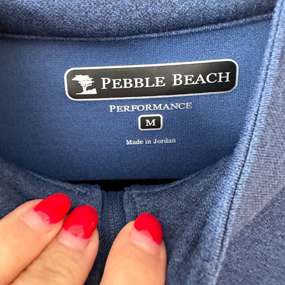Pebble Beach performance 3/4 zip - Picture 5 of 5